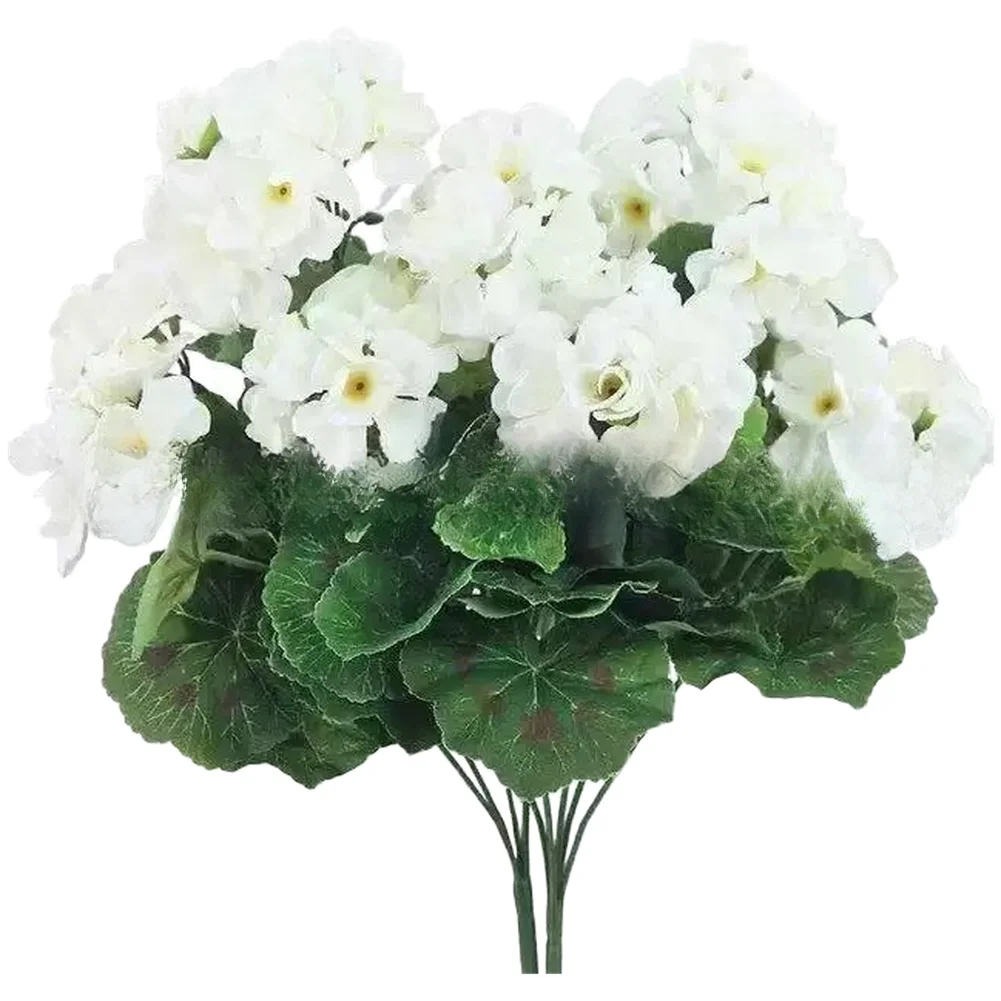 For Home Decor Begonia Bouquet Party Decoration Low Maintenance Flowers Craft Supplies Sturdy Plastic Construction