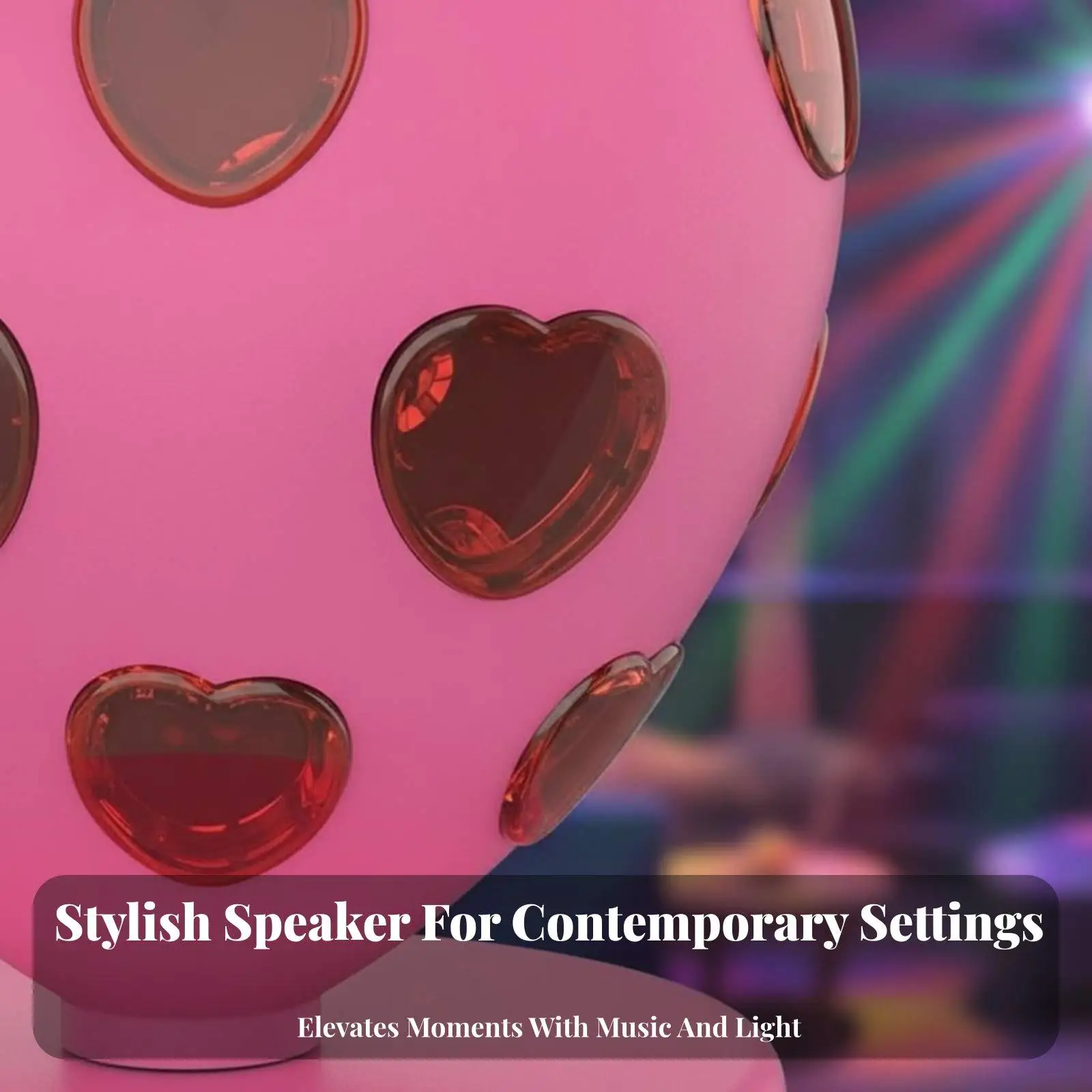 Disco Ball Projector Multi Functional Rotating Light Bluetooth Speaker Radio for Family Celebration