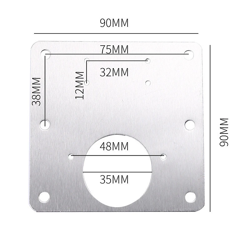 2/10Sets Hinge Repair Plate Kitchen Cabinet Door Hinges Mounting Plate with Screw Flat Fixing Brackets Furniture Hardware Tools