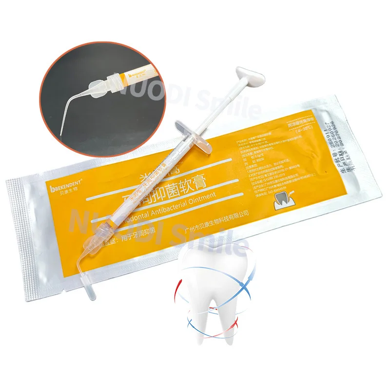 

0.5g/1pc Dental Periodontal Antibacterial Ointment Periodontal Disease Treatment Antibacterial Gel Dentistry Material for Clinic