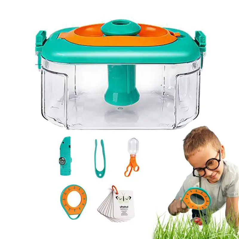 

Outdoor Nature Exploration Tool Kid Insect Observation Box Bug Viewer Catcher Collection Kit Kids Educational Toys