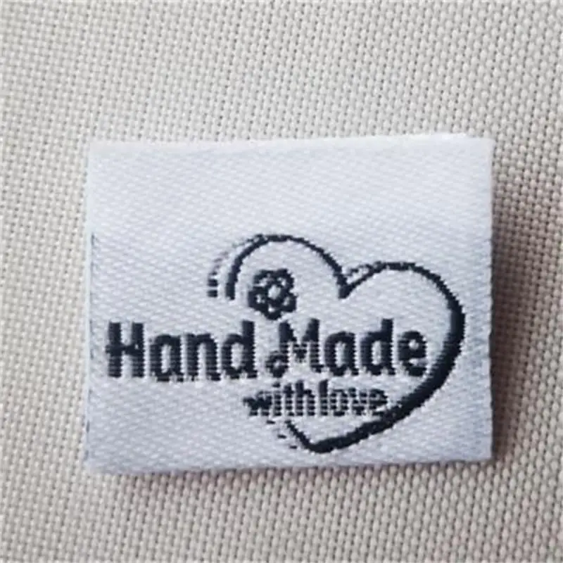 Custom Personalize Embroidered Labels Clothing Private Handmade Labels Brand Labels sewing knitting and embroidery Labels