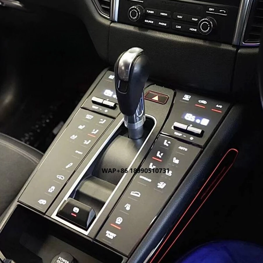 

For Porsche Macan 2014-2021 (95B.1 /95B.2) Center Console Gear Shift Panel Interior Decorative Accessories