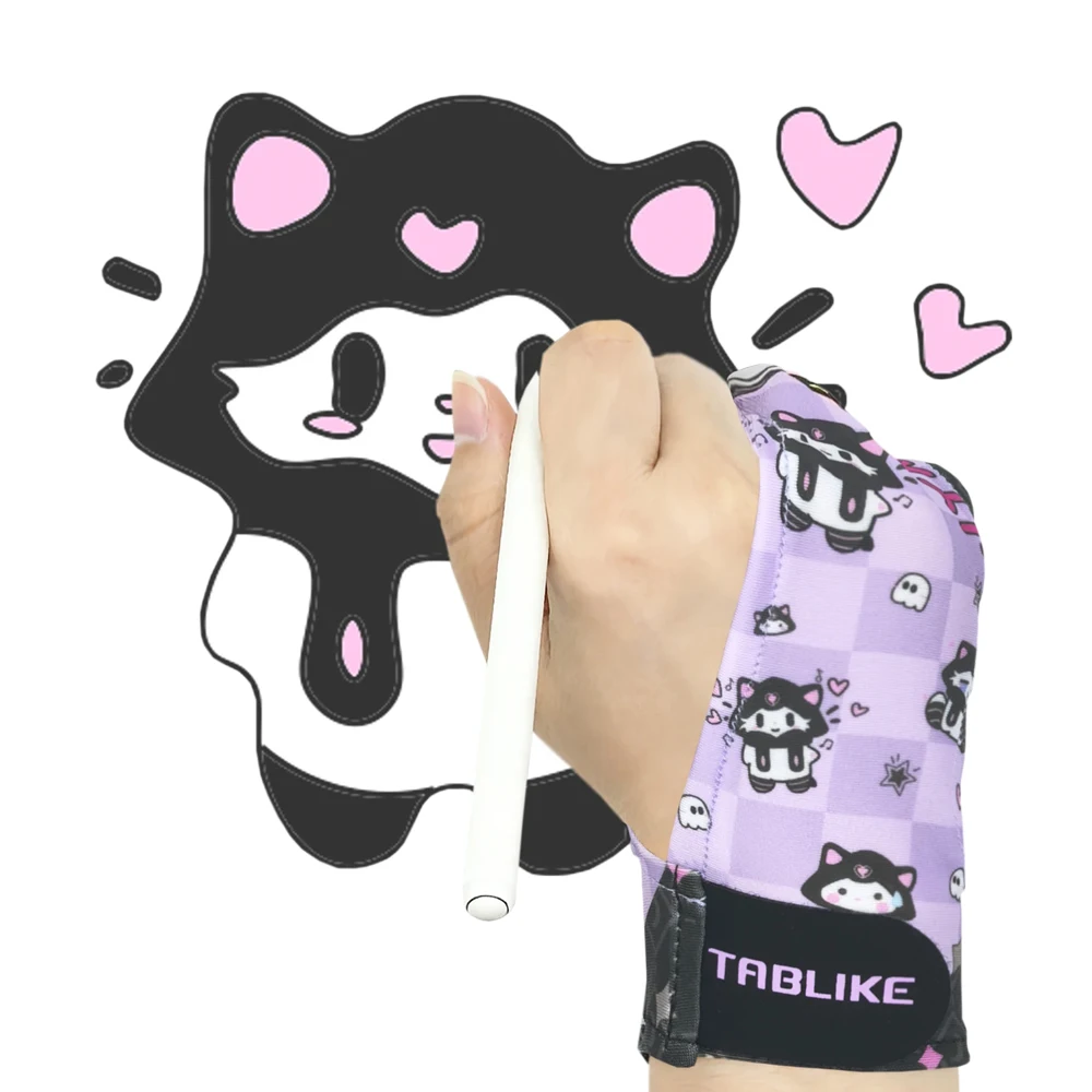 Digital Drawing Glove, Artist Glove with 3-Layer Palm Rejection for Graphic Drawing Tablet, iPad, Sketching for Designer Student
