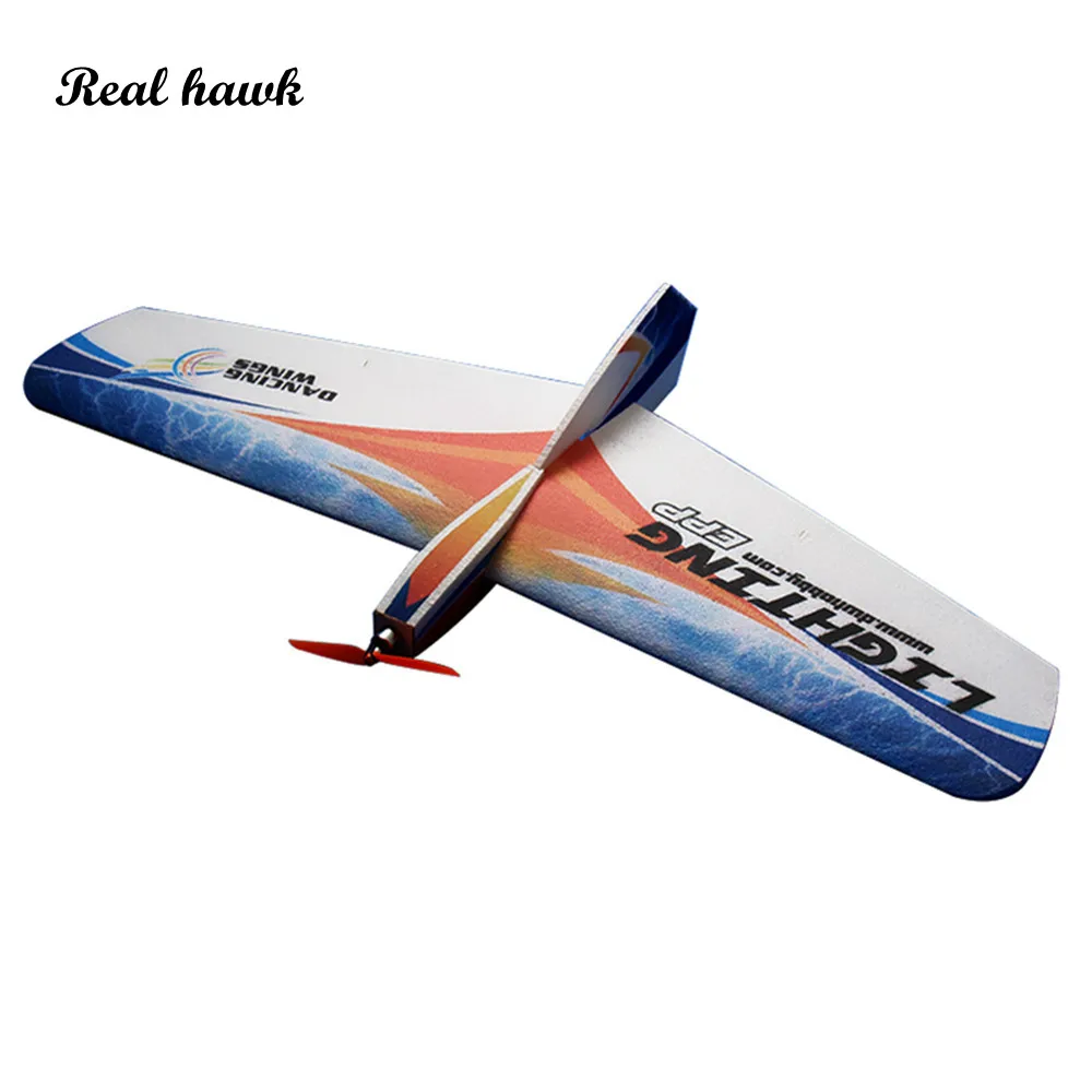 EPP Kit Airplane RC Foam Plane Toy 3CH Radio Control Airplane Model Kit Lighting 1060mm Wingspan for Outdoor Flying