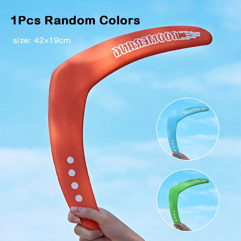 Children's Boomerang Toys Fun Hand Thrown Soft Boomerang Foam Boomerang Toys Parent-child Interaction Outdoor Sports Toys