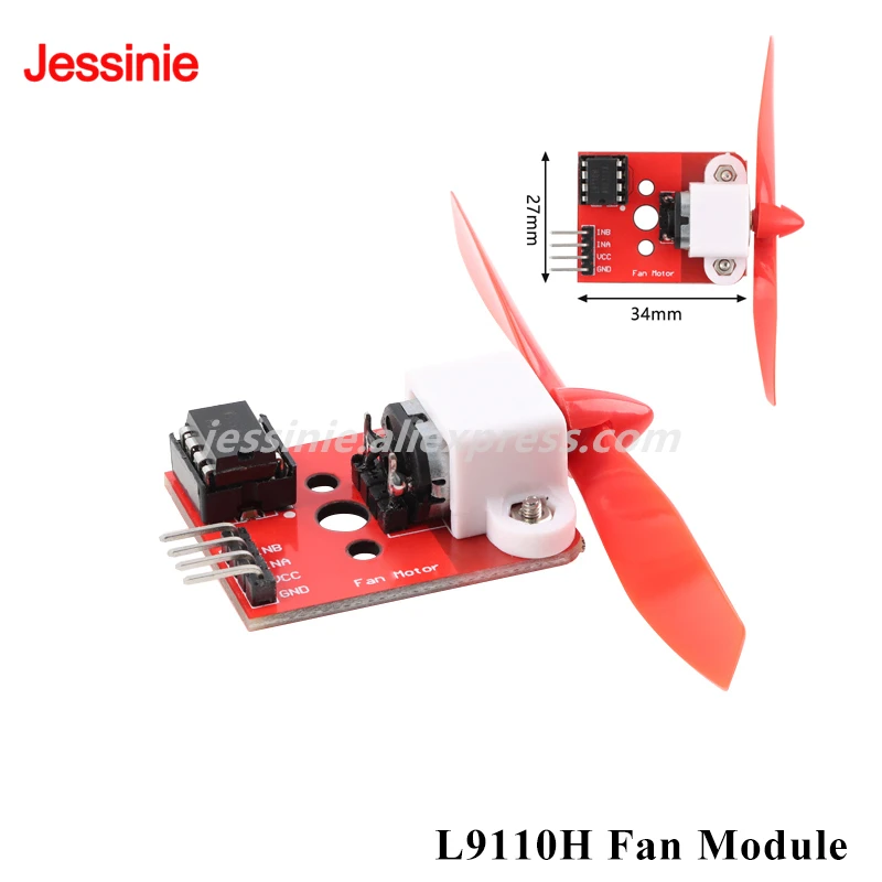 5pcs/1pc L9110 L9110H 5V Motor Drive Fan Module Fan Propeller Firefighting Robot Microcontroller Development Board for Arduino