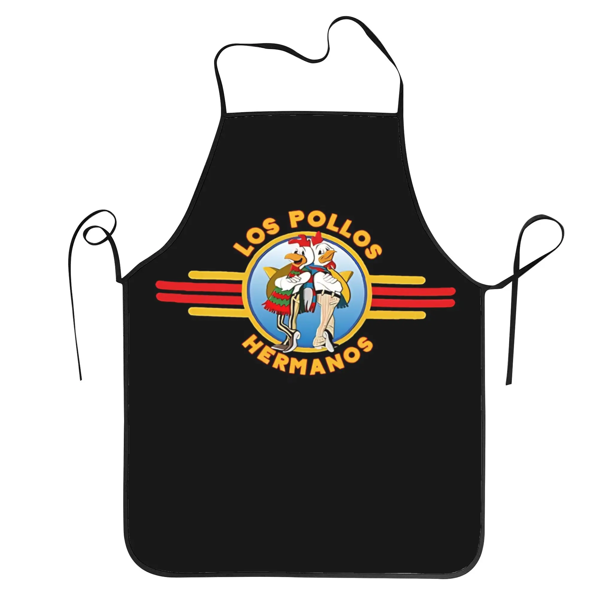 Breaking Bad Los Pollos Hermanos Chicken Apron  Cooking Manicure Kitchen Accessories Barbecue Fashionable Aprons without Pocket