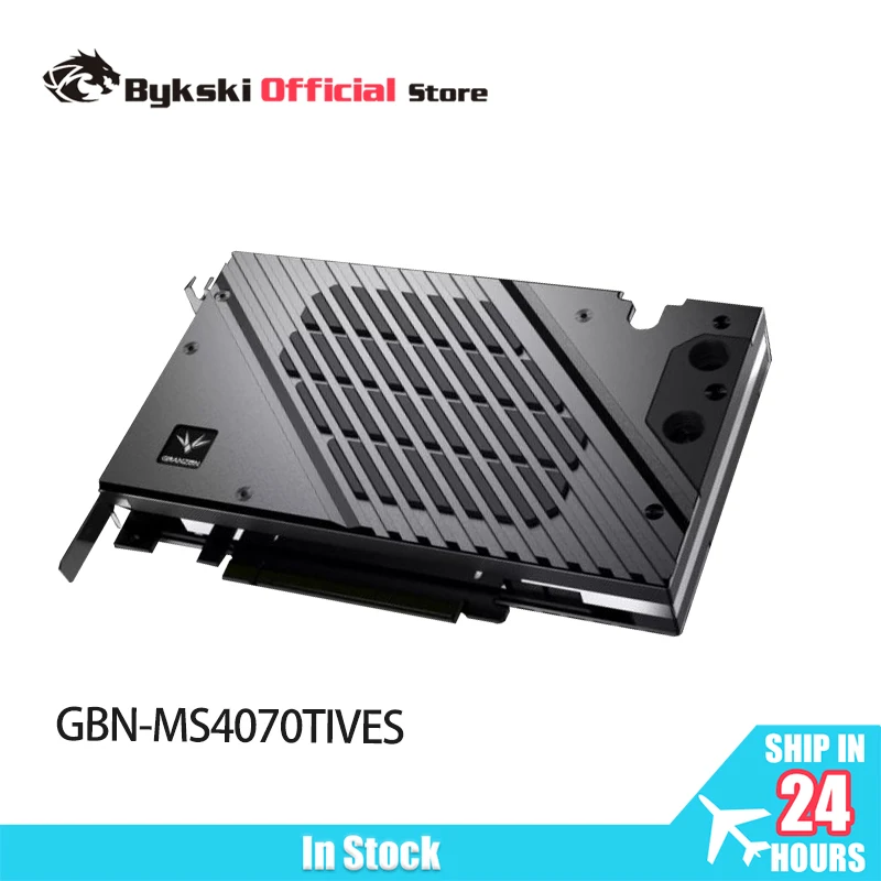 Granzon GBN-MS4070TIVES Water Block for MSI GeForce RTX 4070 Ti VENTUS 3X 12G OC GPU Card / Chrome-plated Red Copper Process