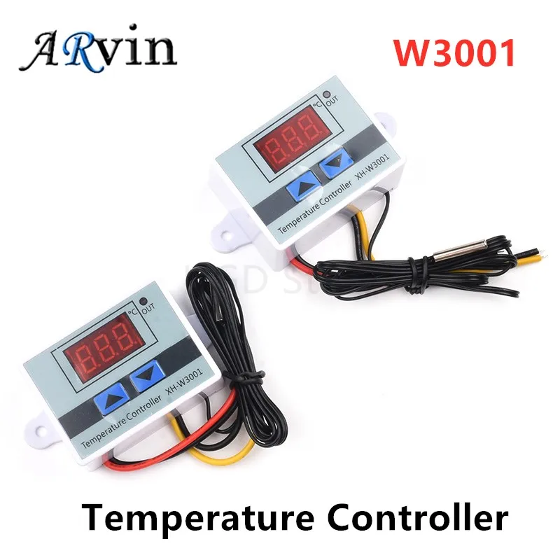 W3001 110V 220V 12V 24V Digital Temperature Controller Thermostat Thermoregulator Aquarium Incubator Water Heater Temp Regulator