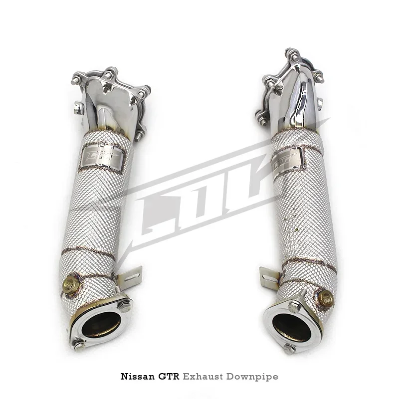 Section High flow Pipes branch downpipe Exhaust Pipe with For GTR/GT-R 3.8TT