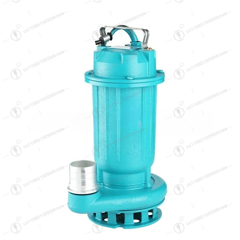 WQD Non-Clog Submersible Sewage Pump Farm Household Waste Water Mud Fecal Drainage Pump Construction Water Pump