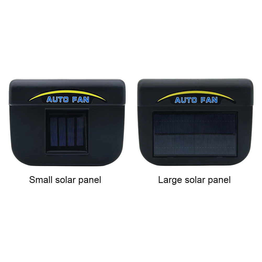 Solar Powered Car Air Cooler 0.8W Ventilation Fan Automatic Auto Air Vent Exhaust Fan Truck Air Circulator for Truck Vehicle