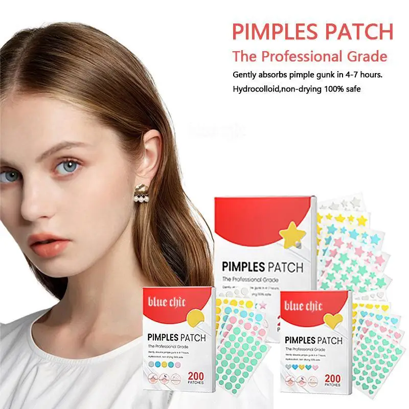 Acne Patches Invisible Hydrocolloid Pimple Covers Oil Control Spot Treatment for Daily Facial Skincare Sensitive Skin