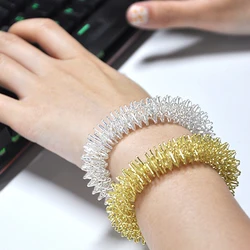 Pulsera para aliviar la Ansiedad y el estrés para adultos, juguete de masaje, anillo de acupresión, Juguetes antiestrés