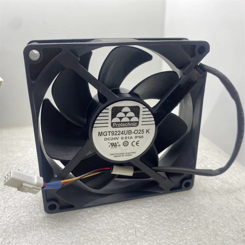 

1 шт. для MGT9224UB-O25K 24 В 0,91 А IP68 водонепроницаемый вентилятор с большим объемом воздуха