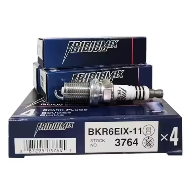 4/6pcs lot BKR6EIX-11 BKR6EIX11 IRIDIUM Spark Plug For 3764 4272 NISSAN TOYOTA ISUZU MITSUBISHI JAGUAR SUBARU YAMAHA KIA LOTUS