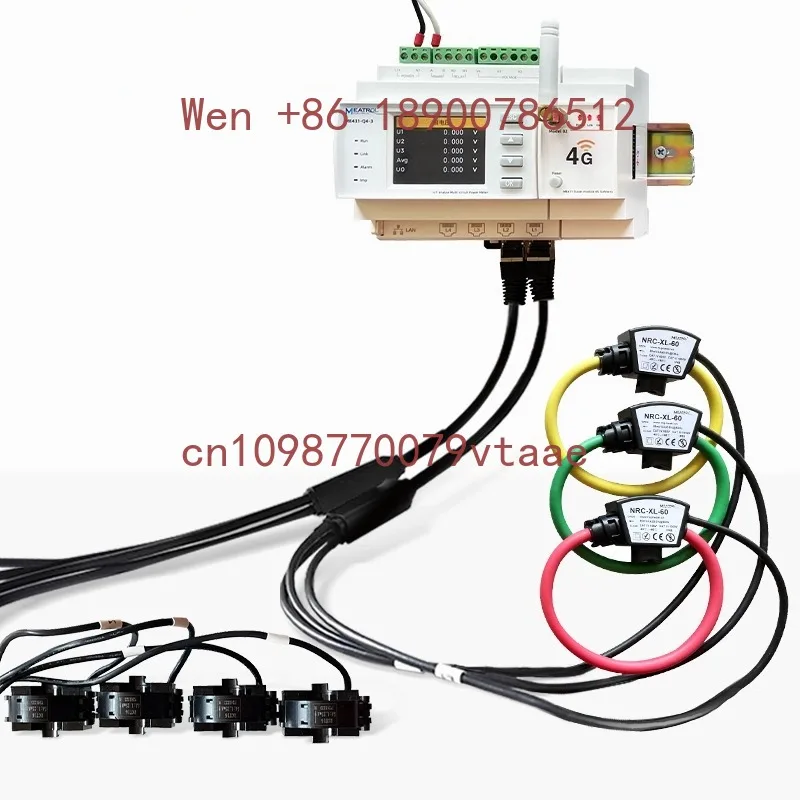 Multi-loop three-phase meter ME431 power analysis power measurement WEB, FTP Ethernet 485 communication PLC