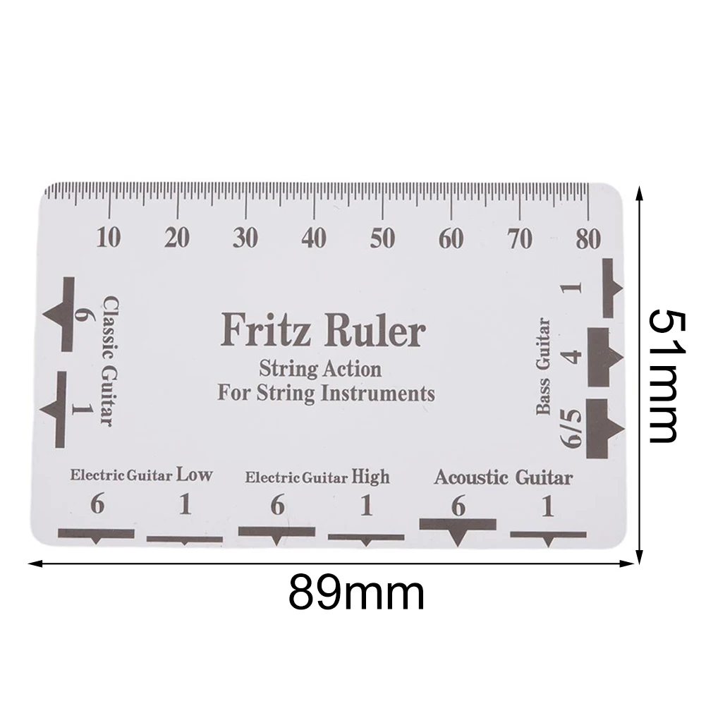 Guitar String Height Ruler with T Shaped Rulers Set Perfect Combination for Guitar Repair, Maintenance, and Adjustment