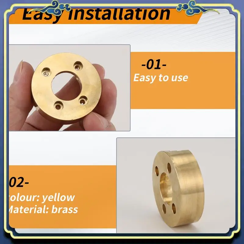

Portable 4PCS Brass Counterweight Balance Weight For YK4101PRO YK4102 YK4103 YK4082 Yikong RC Crawler Car Upgrade Parts