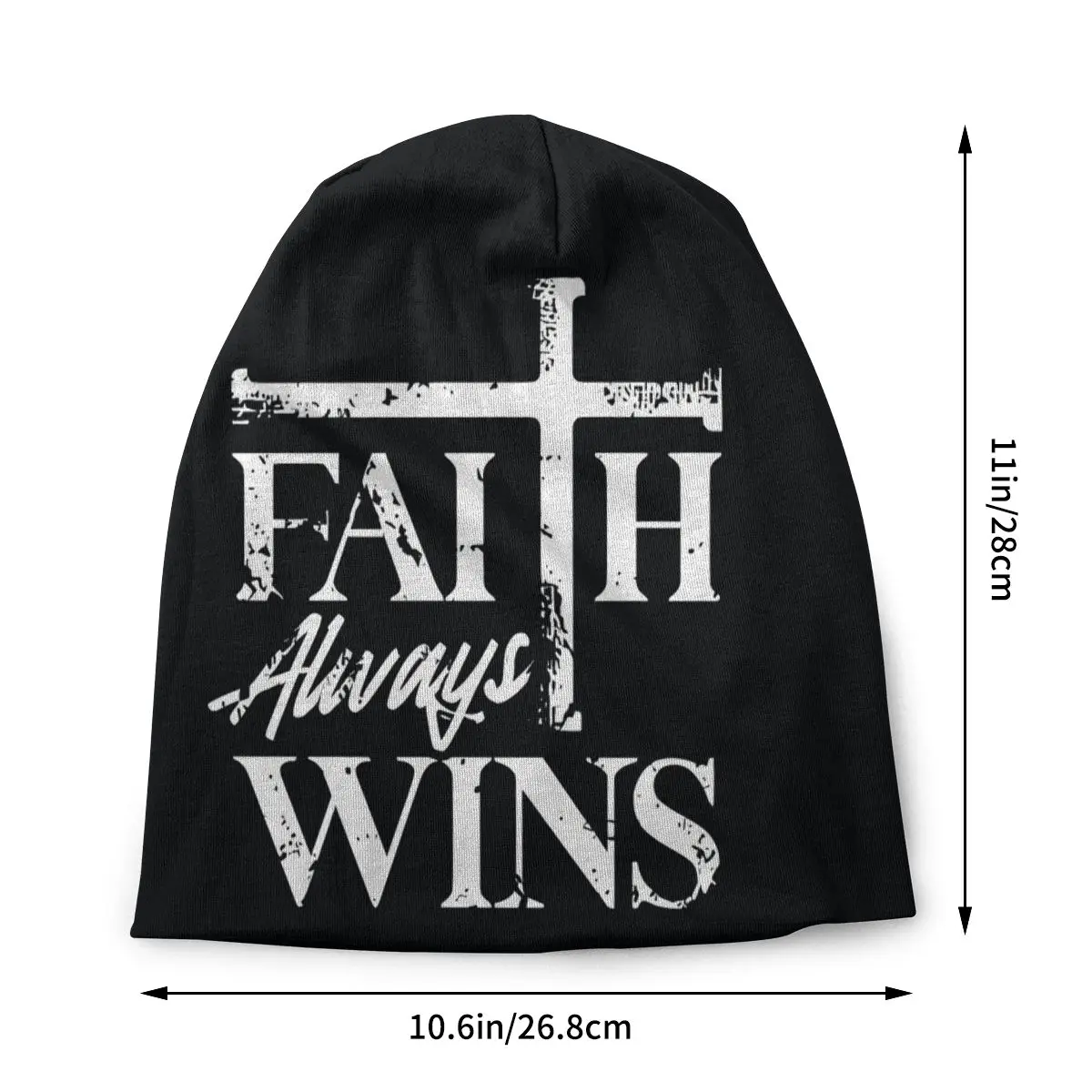 Church Of Jesus Christ Faith Always Win Unisex Bonnet Thin Outdoor Hats Skullies Hat Breathable Caps