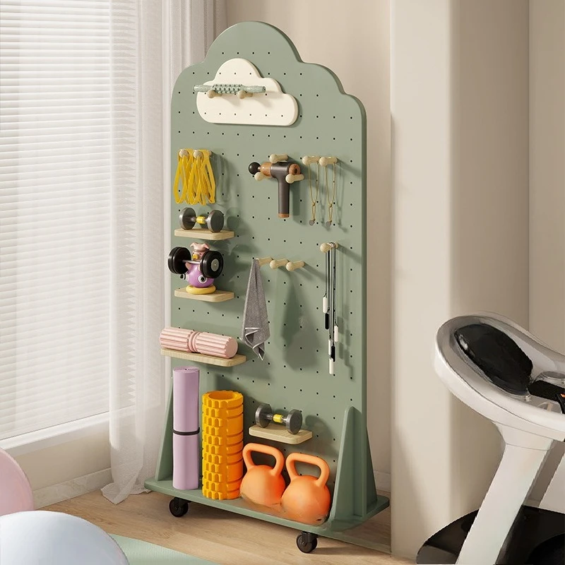 Peking board yoga mirror, dance mirror, sports storage rack, household movable mirror, floor dual-use mirror