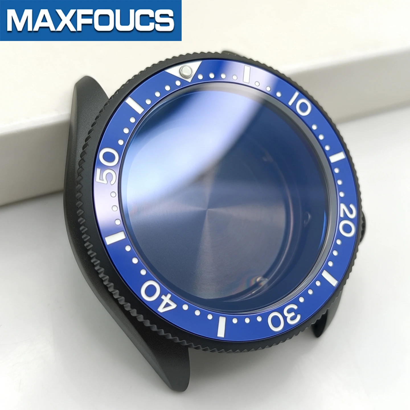 MM300 SRPD SKX Uhrengehäuse-Set Mattschwarze Uhrengehäuse MOD Uhrenteile NH NH35 NH36 4r36 4r35 Modifikationsteile Saphir Maßanfertigung – Detail 13