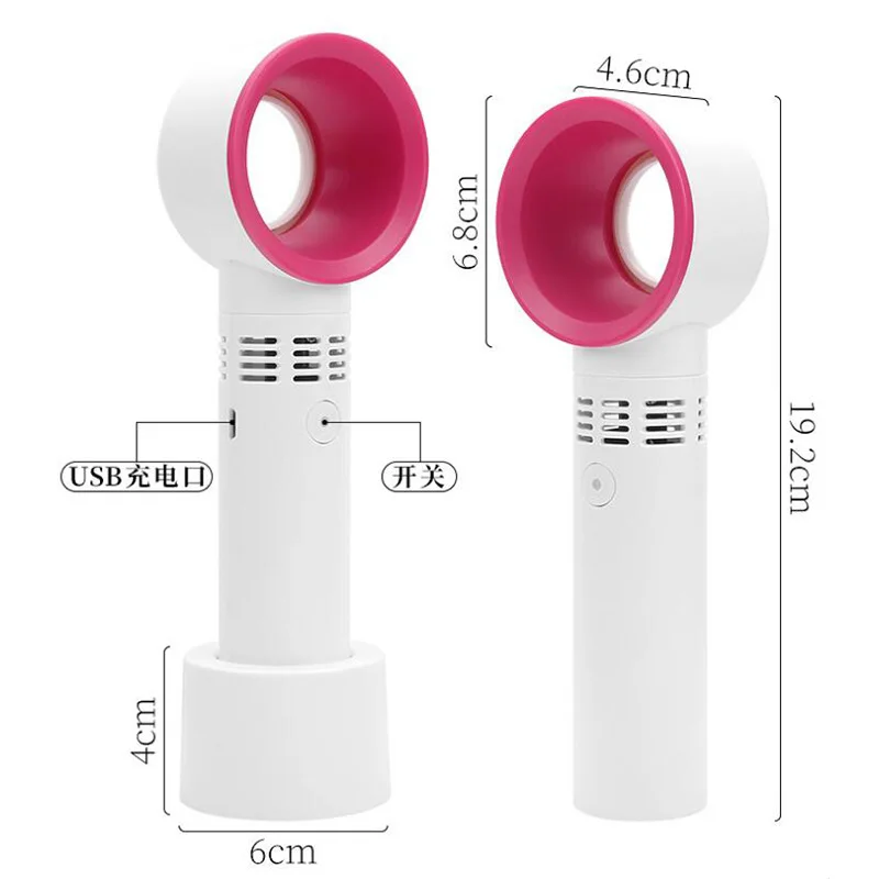 USB Charging Eyelash Dryer Plant False Lash Bladeless Fan Electricity Consumption Weather Machine Blower Beauty Makeup Tool