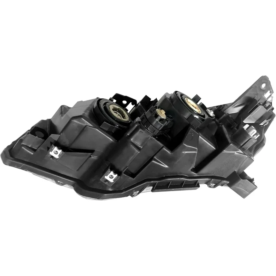 2 قطعة مجموعة مصابيح الهالوجين كروم الإسكان واضح عدسة LED كشافات الجانب الأيسر والأيمن ل 2016 2017 2018 2019 2020 2021 Hon #5