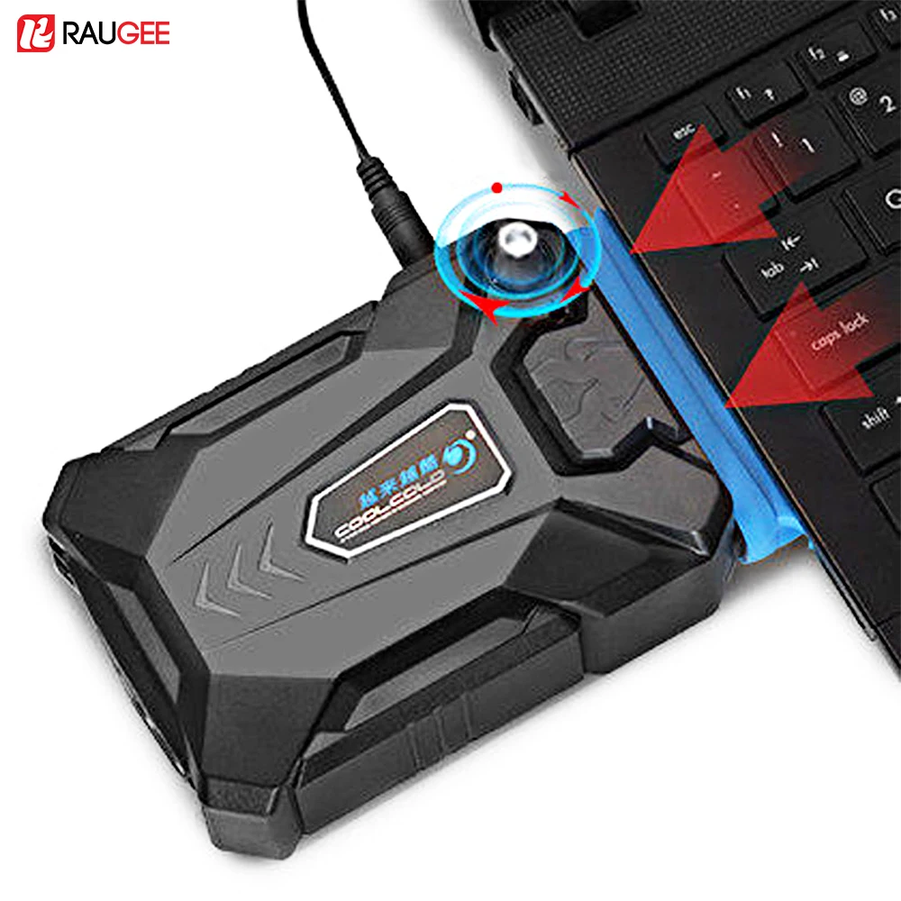 Laptop Cooler For 13.3 15 15.6 17 Inch Laptop Vacuum Gaming Cooler External Exracting Fan Air Notebook Radiator Portable Cooler