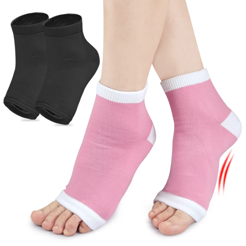 Unisex Two-in-One Arch Gel Cotton Socks with Soft Gel Abrasion-Resistant Heel And Arch Support Foot Pads for Men And Women