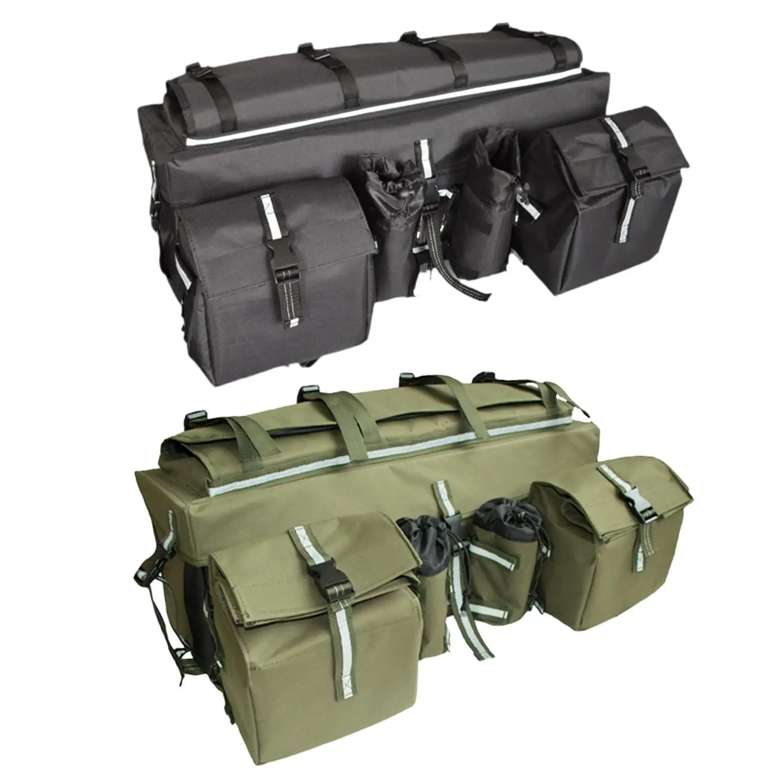 ATV Cargo Bag Cargo Tank Storage Luggage Tail Luggage Luggage Bag Travel Tool Saddlebag Motor Saddle Bag for UTV Snowmobile