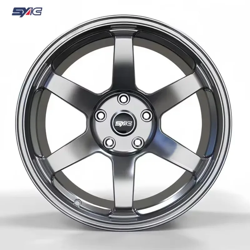 SYAC Customization 17-22 Inch Monoblock Forged Wheels TE37 Style 6061-T6 Aluminium Alloy Passenger Car Wheel Rims