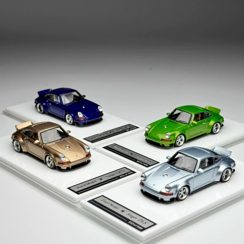 In stock 1:64 new product - 911 964 singer DLS alloy die-cast car model, limited edition, gift, high-end decorative item,