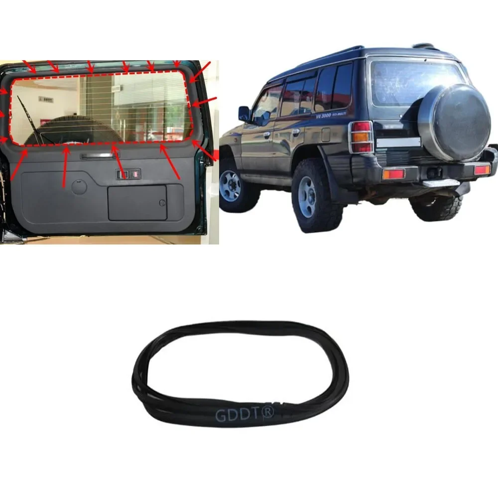 

1 Pcs Tail Door Water Proof Sealing Strip for Pajero V30 MB662775 Windows Rubber Seal Glass Protection for Montero V20 V40