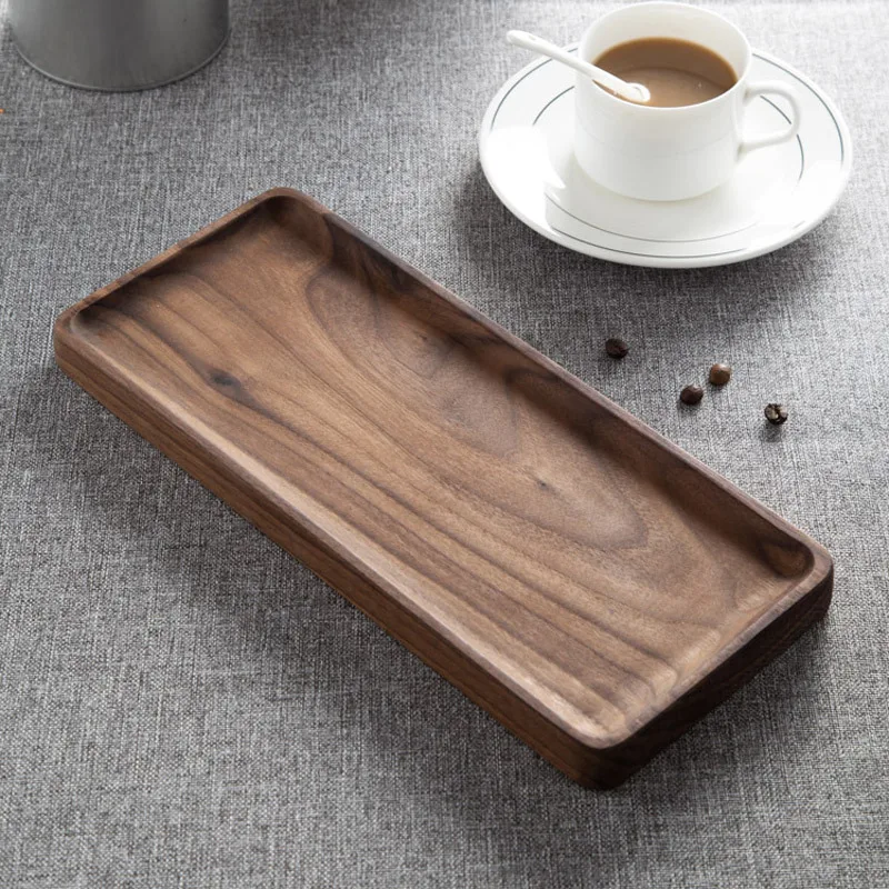 Rectangular North American Imported Coffee Tray Snack Tray