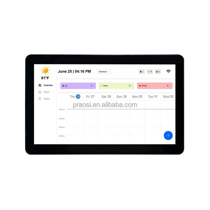 

Pros 15,6-дюймовый Wi-Fi-планировщик, умный цифровой календарь, многопользовательский сенсорный экран, семейный органайзер, календарь, диаграмма работы, настольные часы-календарь