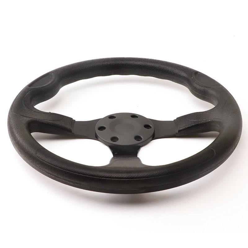 Universal 350mm PU polyurethane steering wheel Turn to For ATV kart Quad Bike agricultural vehicle marine modified Accessories