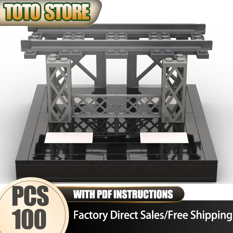 

Moc Building Blocks Modular Speed Champions Display Model Technology Brick Assembly Famous Scene Construction Toy Holiday