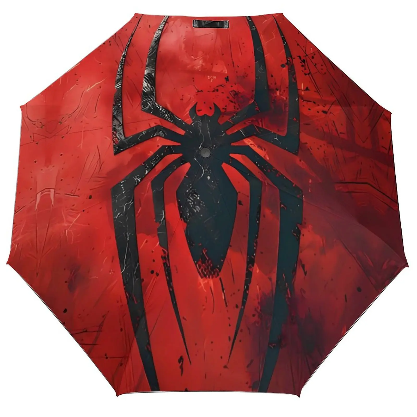 

Зонт «Человек-паук» с американским мультяшным комиксами «Человек-паук», тройной автоматический зонт от солнца для мужчин и женщин, прочный зонт для рыбалки