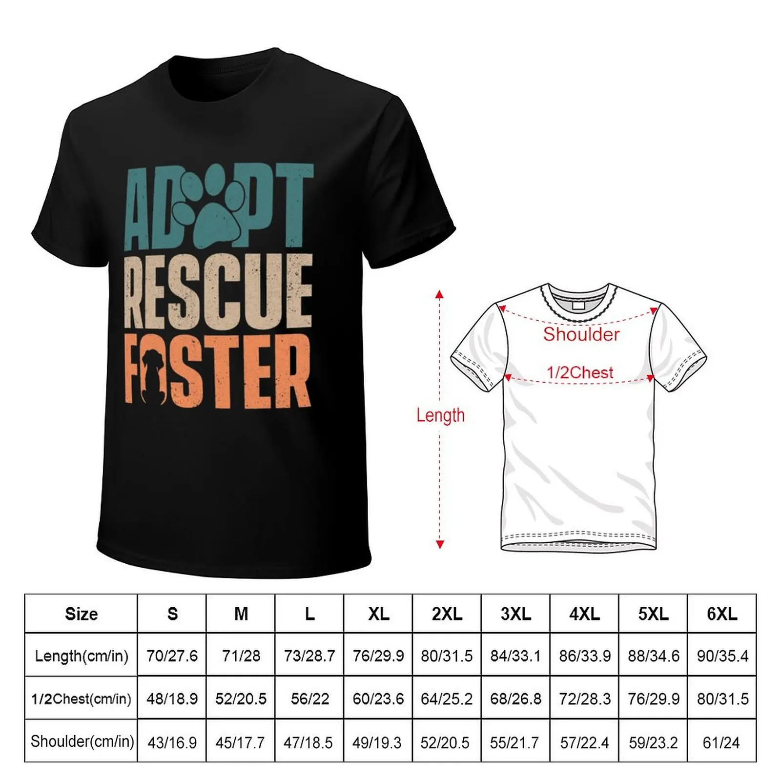 Cute Dog Adoption Rescue - Adopt Rescue Foster T-Shirt cotton t shirt pack T-Shirt