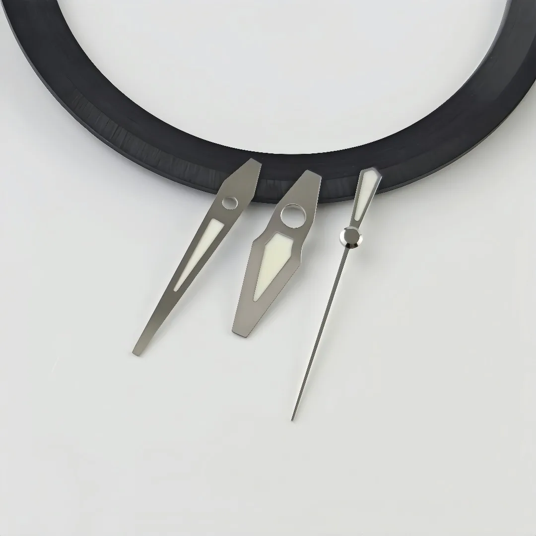 NH35/NH38/NH36 Watch Hands 8.4*11.6*12.5mm Mushroom Pointer Green Luminous Suitable for GS Watch Modification Accessories