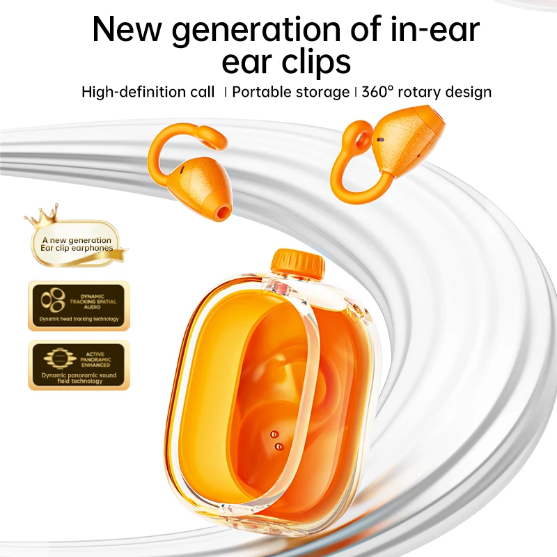 [156 Translator Earphone] JM47 Bluetooth Earphones Headset DIY Equalizer APP AI Wireless Headphones Travel Touch Screen