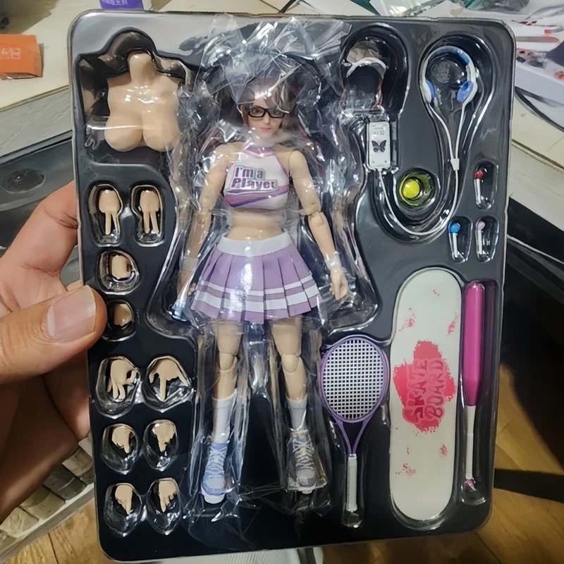 

CFTOYS Original In Stock1/12 LT005 Sports Girl Youyou Multi-Joint Movable Action Figure Model Desktop Collection Trendy Toy Gift