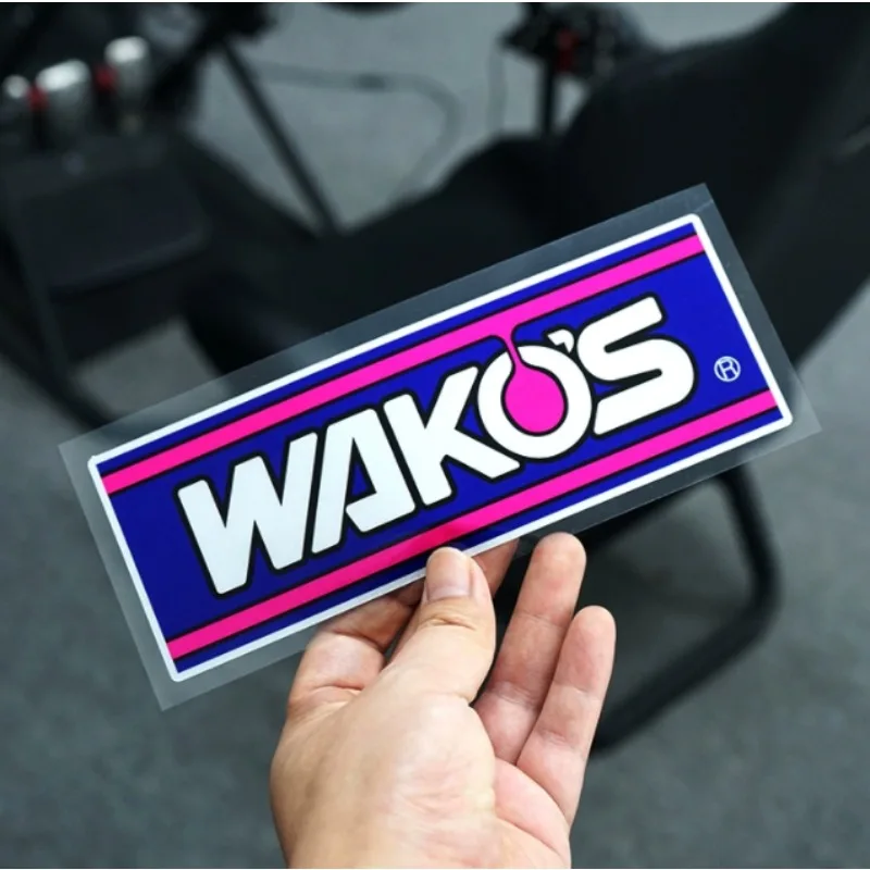 ملصقات تصفيف السيارة للسيارات موتوكروس لخوذة رعاية يابانية WAKOS المعدلة المزخرفة لتزيين الدراجة النارية #1