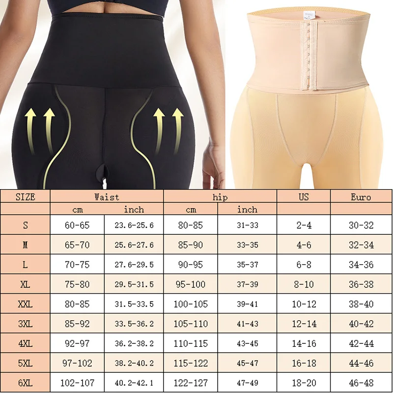 GUUDIA Hip Butt Enhancer Shapewear Panties Padded Cusion Body Shaper Booty High Waist Tummy Control From Hip To Butt Enhancement