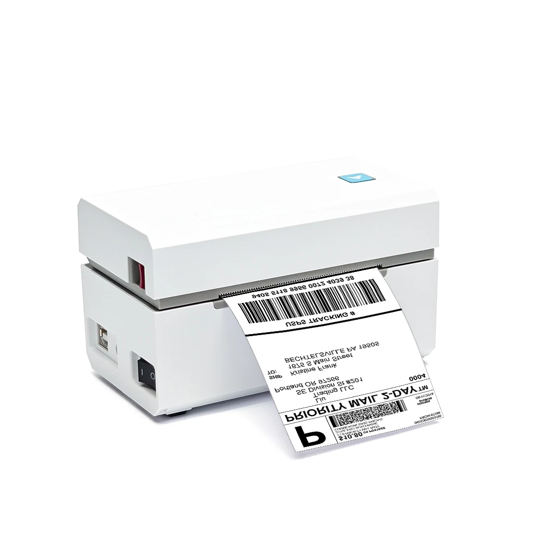 impressora de etiquetas termica com reconhecimento auto etiqueta barcode sticker qr code pequeno transporte bluetooth usb impressora de recibos 203dpi 80 mm 01