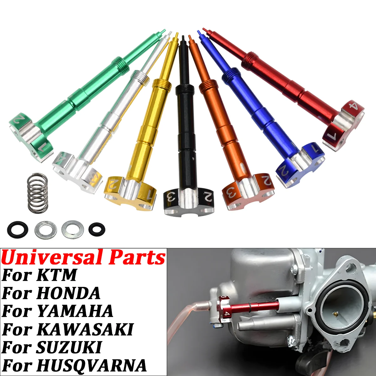 

FCR Carburetor Easy Air Fuel Mixture Screw For KTM Honda Yamaha Kawasaki Suzuki CRF TRX YZF WR WRF KLX KX RMZ 250 450 525
