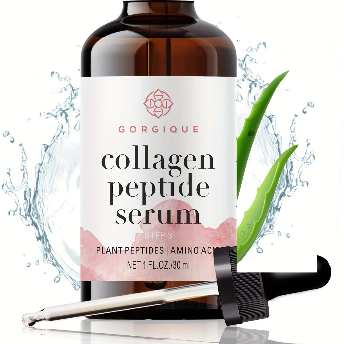 Peptide Collagen Serum for Face Anti-Aging Facial Serum Tighten Brighten Lift Hydrate Plump All Skin Types