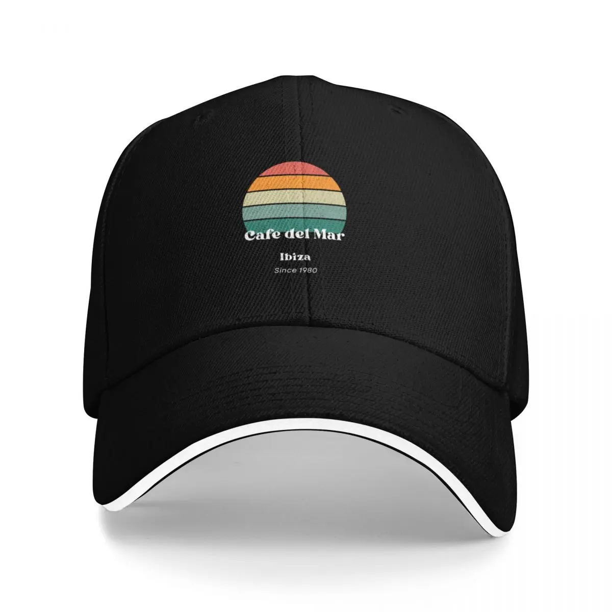 

Cafe de Mar - Original Vintage Syle Design Baseball Cap fashionable sun hat Beach Outing funny hat For Girls Men's